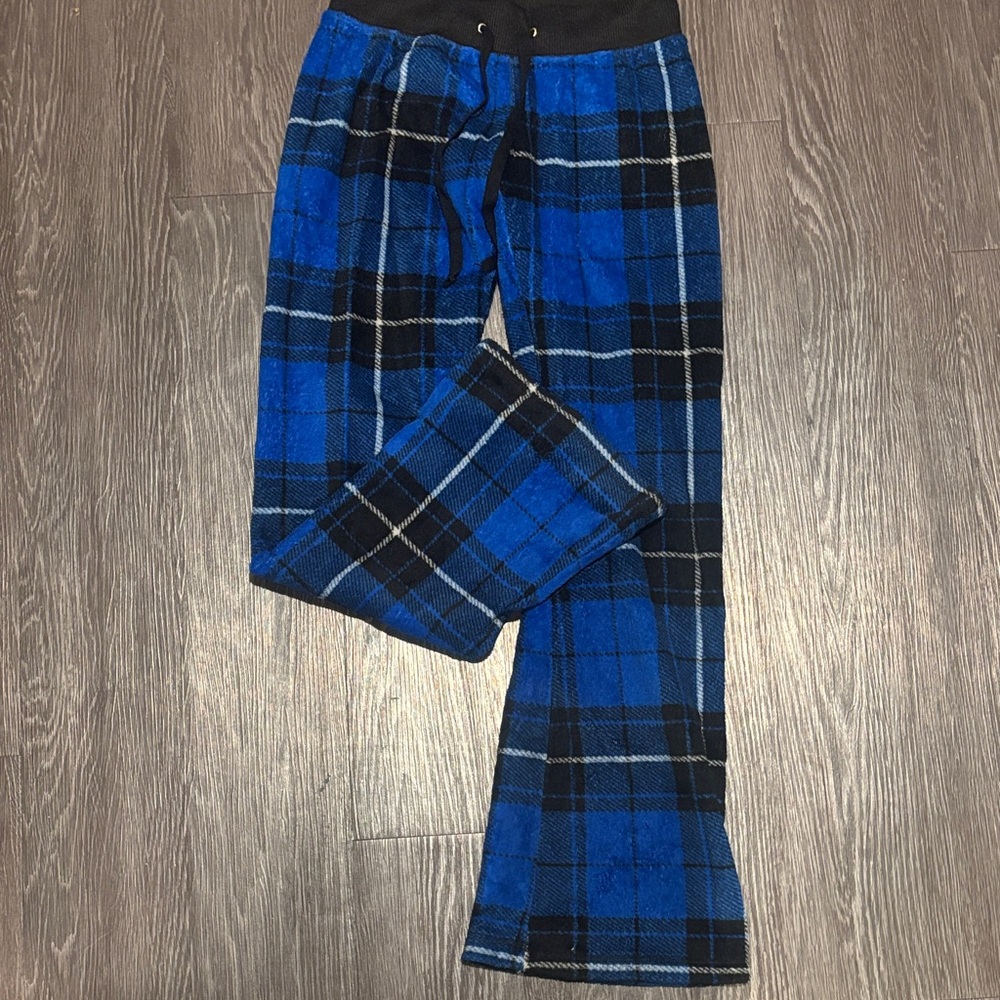 Derek Heart Blue and Black Plaid Pajama Pants